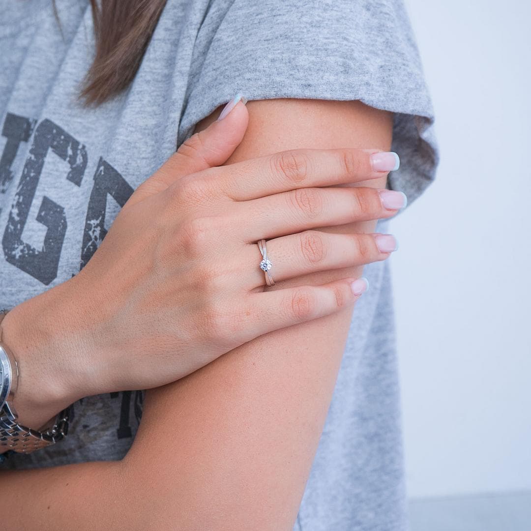 Women's Engagement Rings Gofas Silver