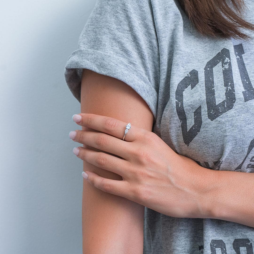 Women's Engagement Rings Gofas Silver