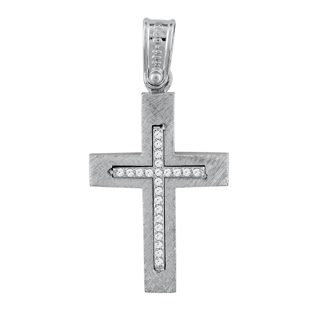 Girls' Baptism Crosses Gofas Silver