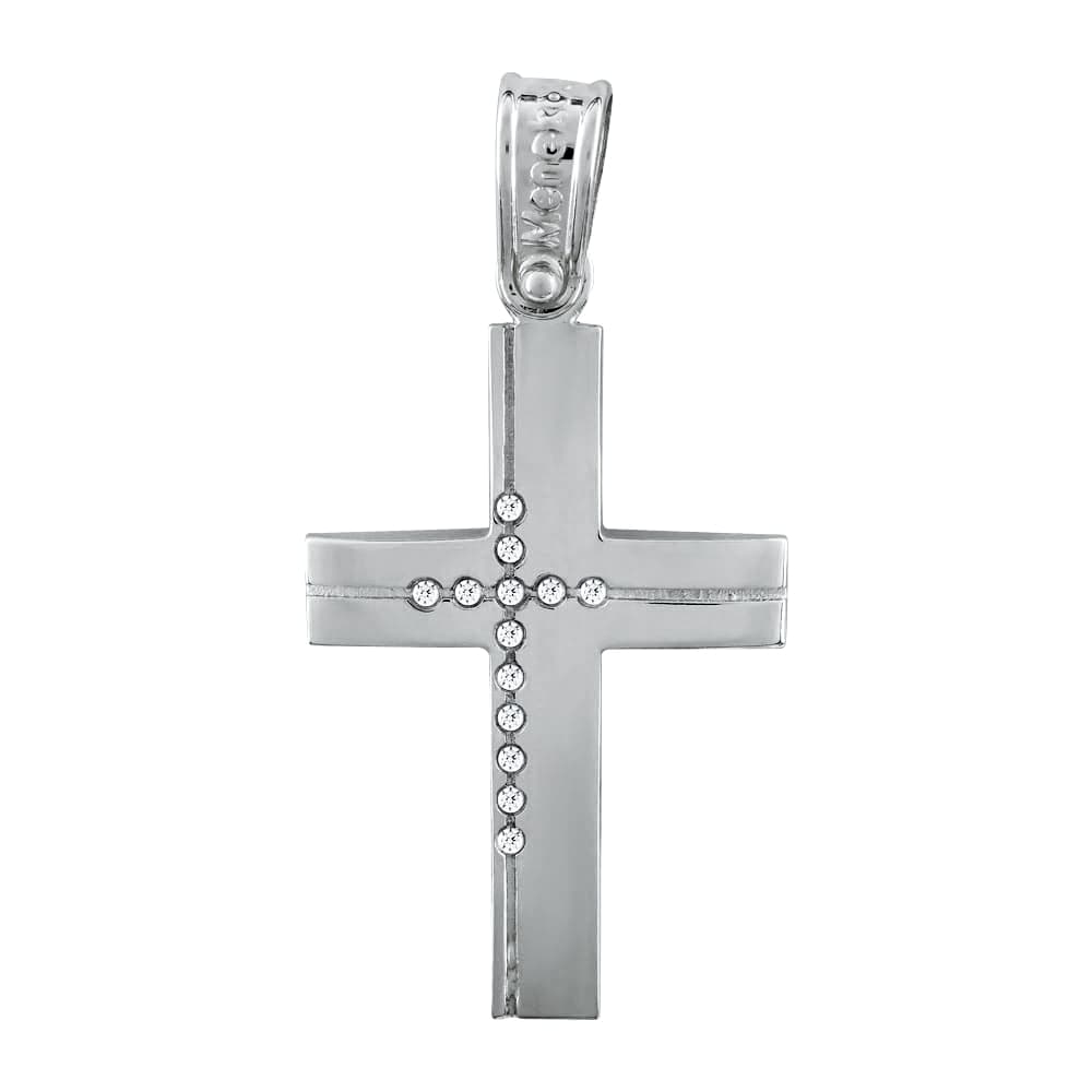 Girls' Baptism Crosses Gofas Silver