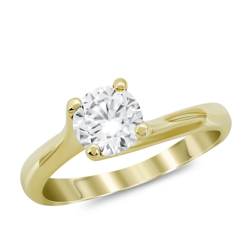 Women's Engagement Rings Gofas Gold