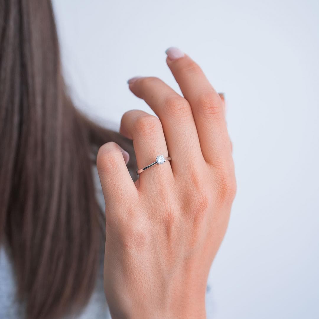 Women's Engagement Rings Gofas Silver