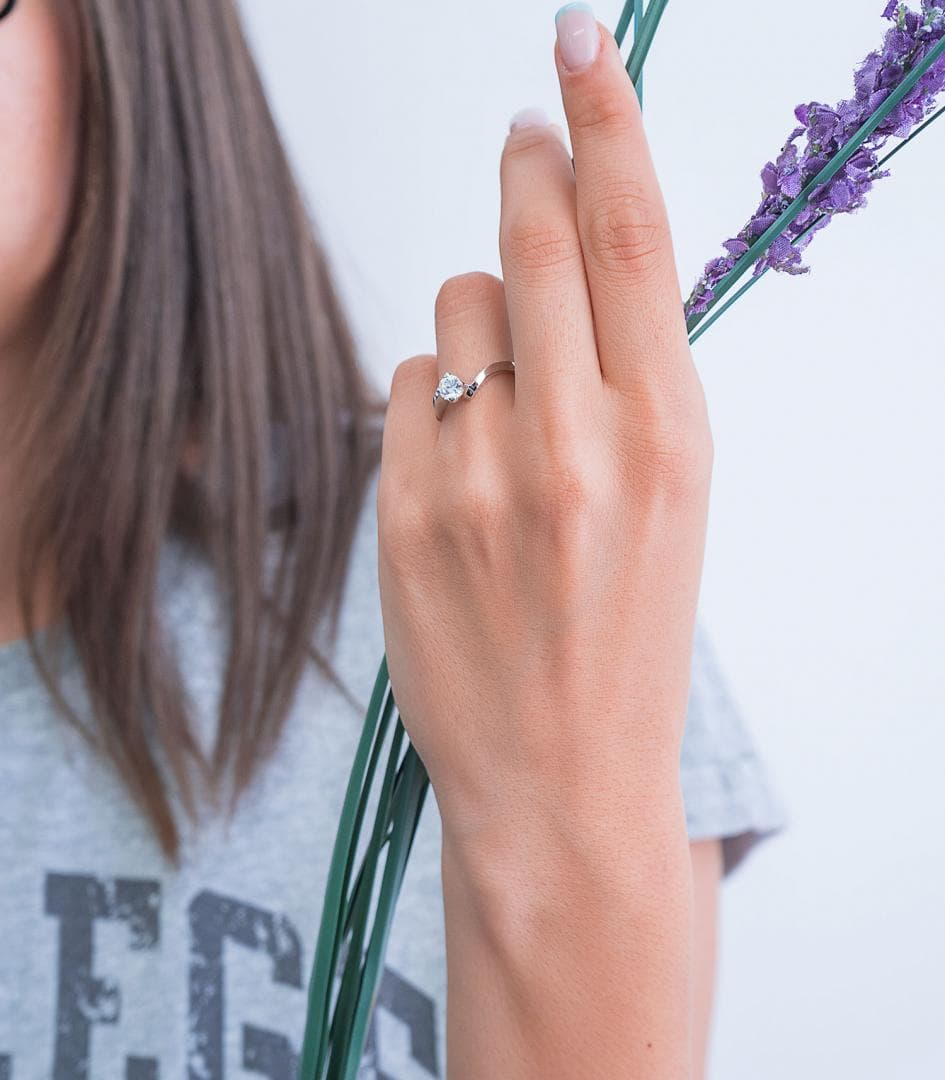 Women's Engagement Rings Gofas Silver