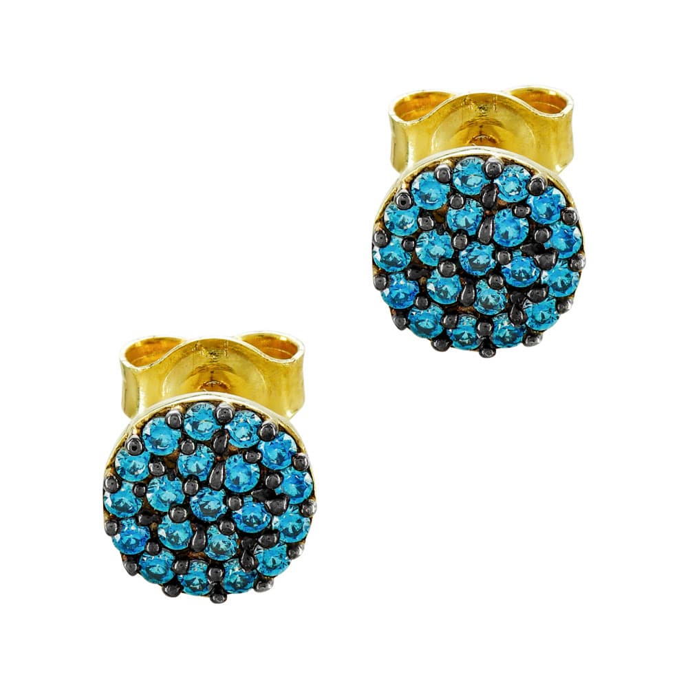 Παιδικά Σκουλαρίκια Κύκλος Από Κίτρινο Χρυσό Κ9 PSK79146