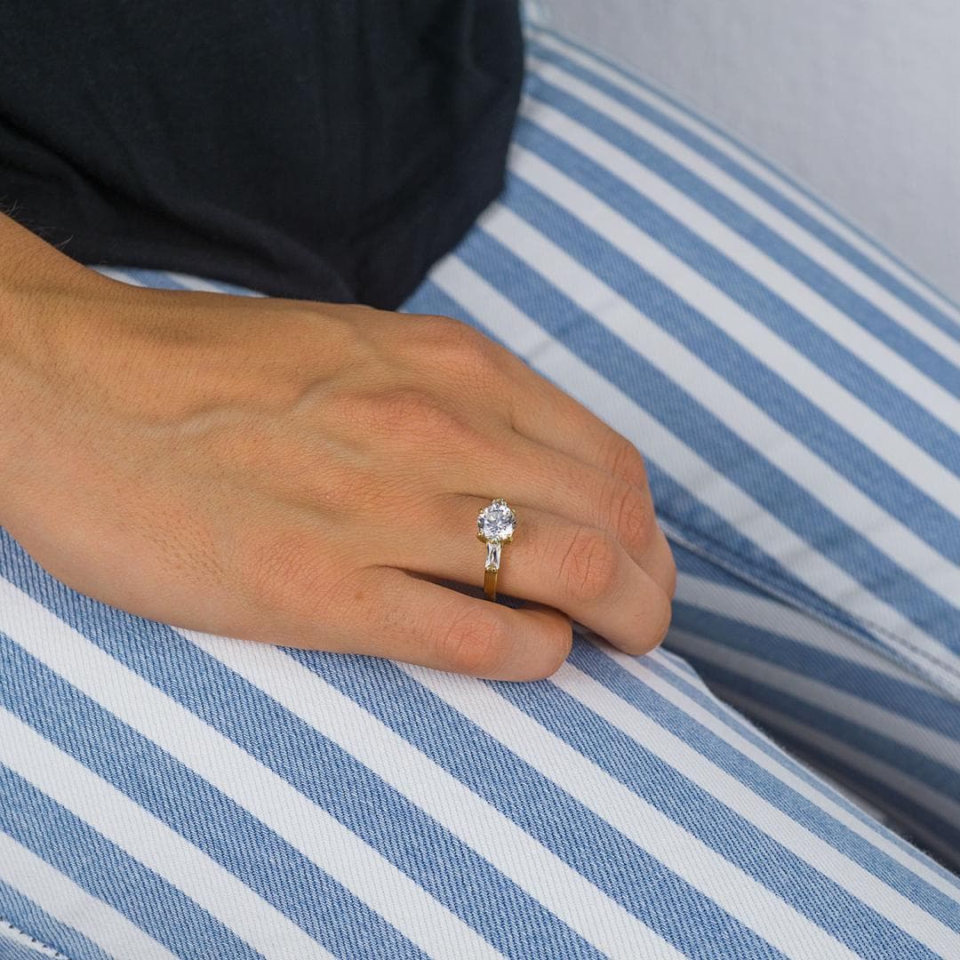 Women's Engagement Rings Gofas Gold