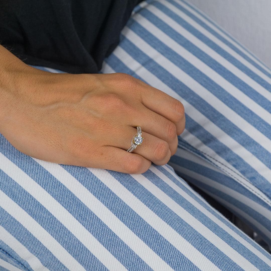 Women's Engagement Rings Gofas Gold