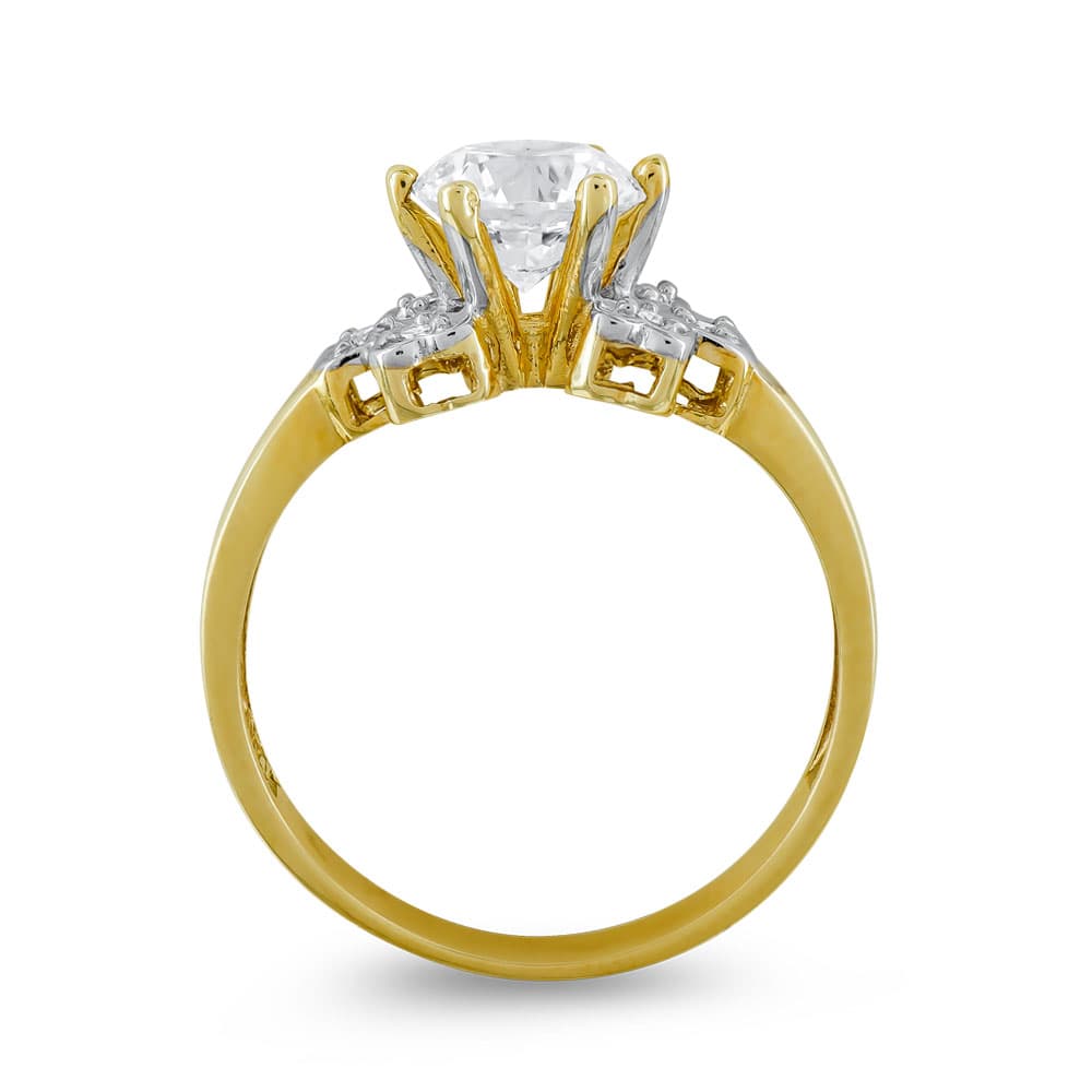 Women's Engagement Rings Gofas Gold