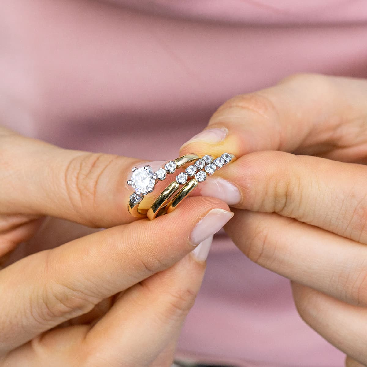 Women's Engagement Rings Gofas Gold