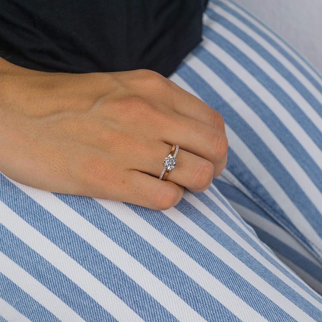 Women's Engagement Rings Gofas Rose Gold