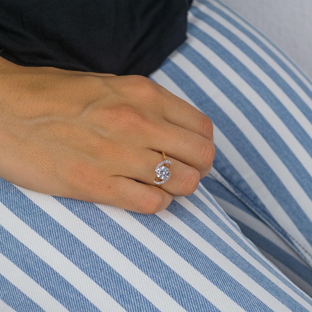 Women's Engagement Rings Gofas Rose Gold