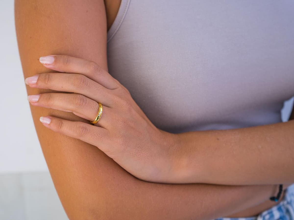 Women's Wedding Bands Gofas Gold