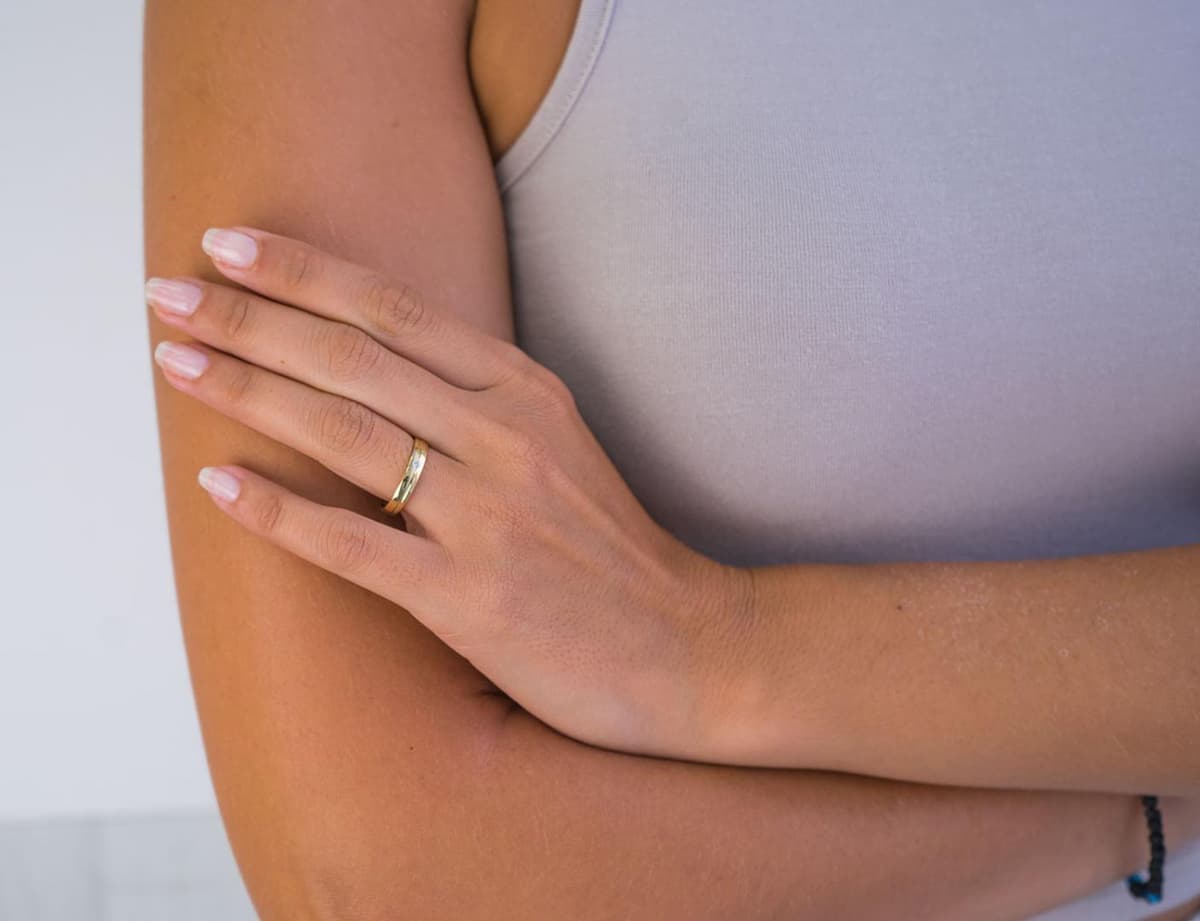 Women's Wedding Bands Gofas Gold