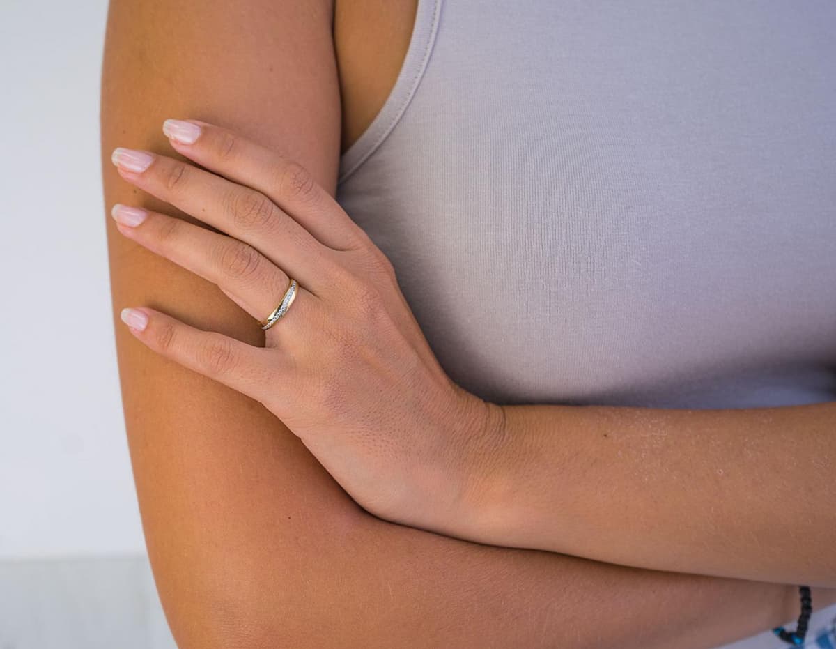 Women's Wedding Bands Gofas Gold