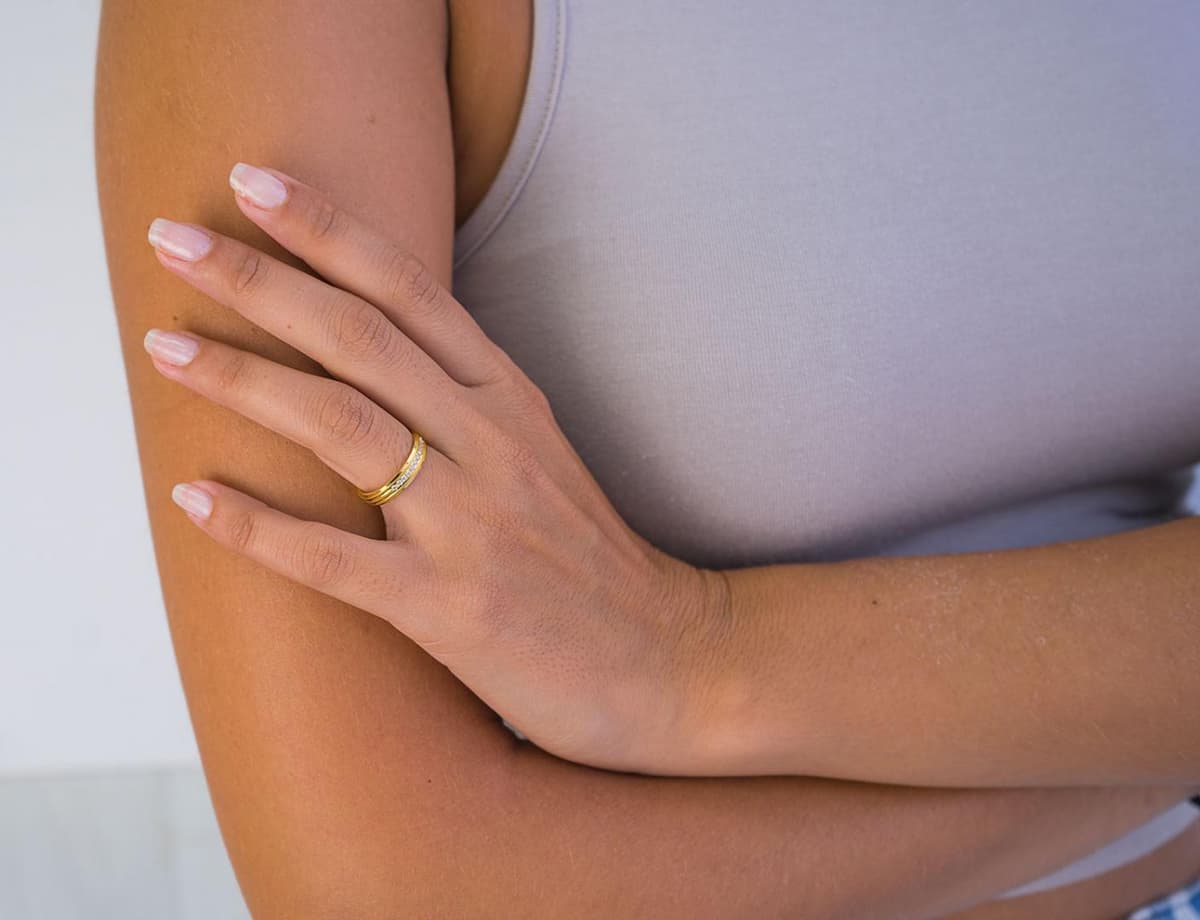 Women's Wedding Bands Gofas Gold