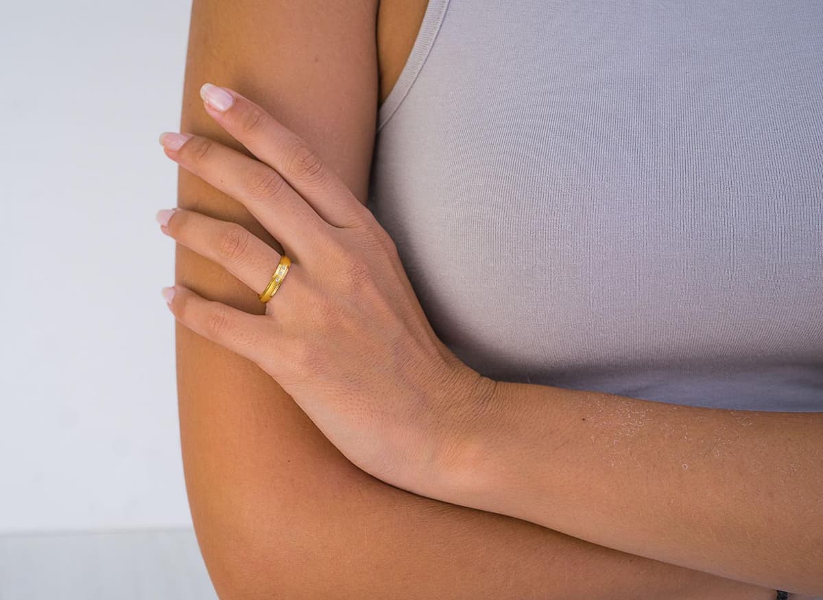 Women's Wedding Bands Gofas Gold