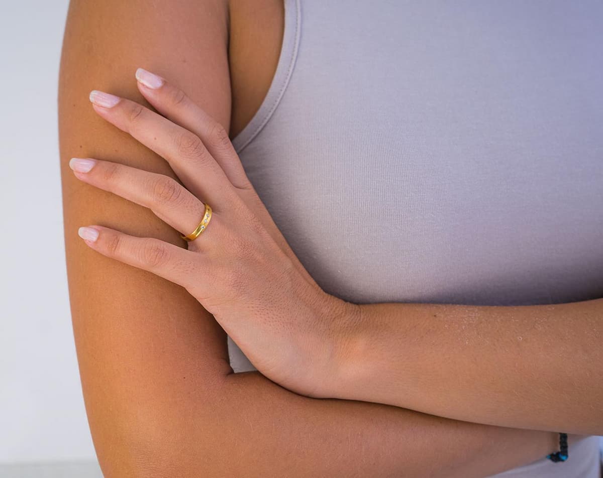 Women's Wedding Bands Gofas Gold