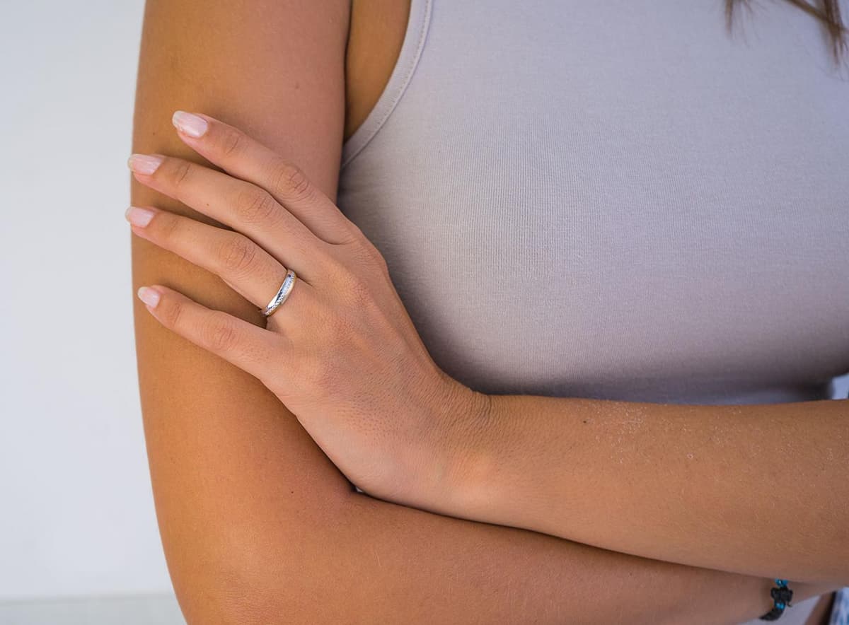 Women's Wedding Bands Gofas Gold