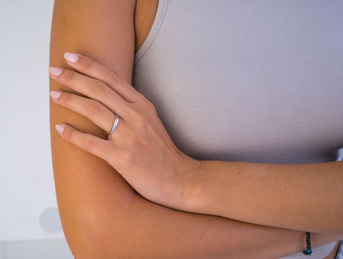 Women's Wedding Bands Gofas Gold