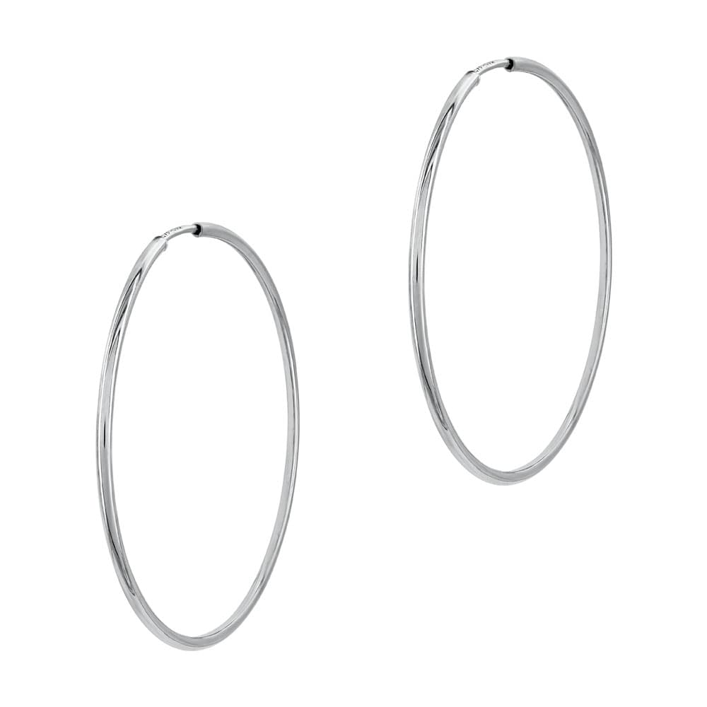 Women's Hoop Earrings Gofas Silver