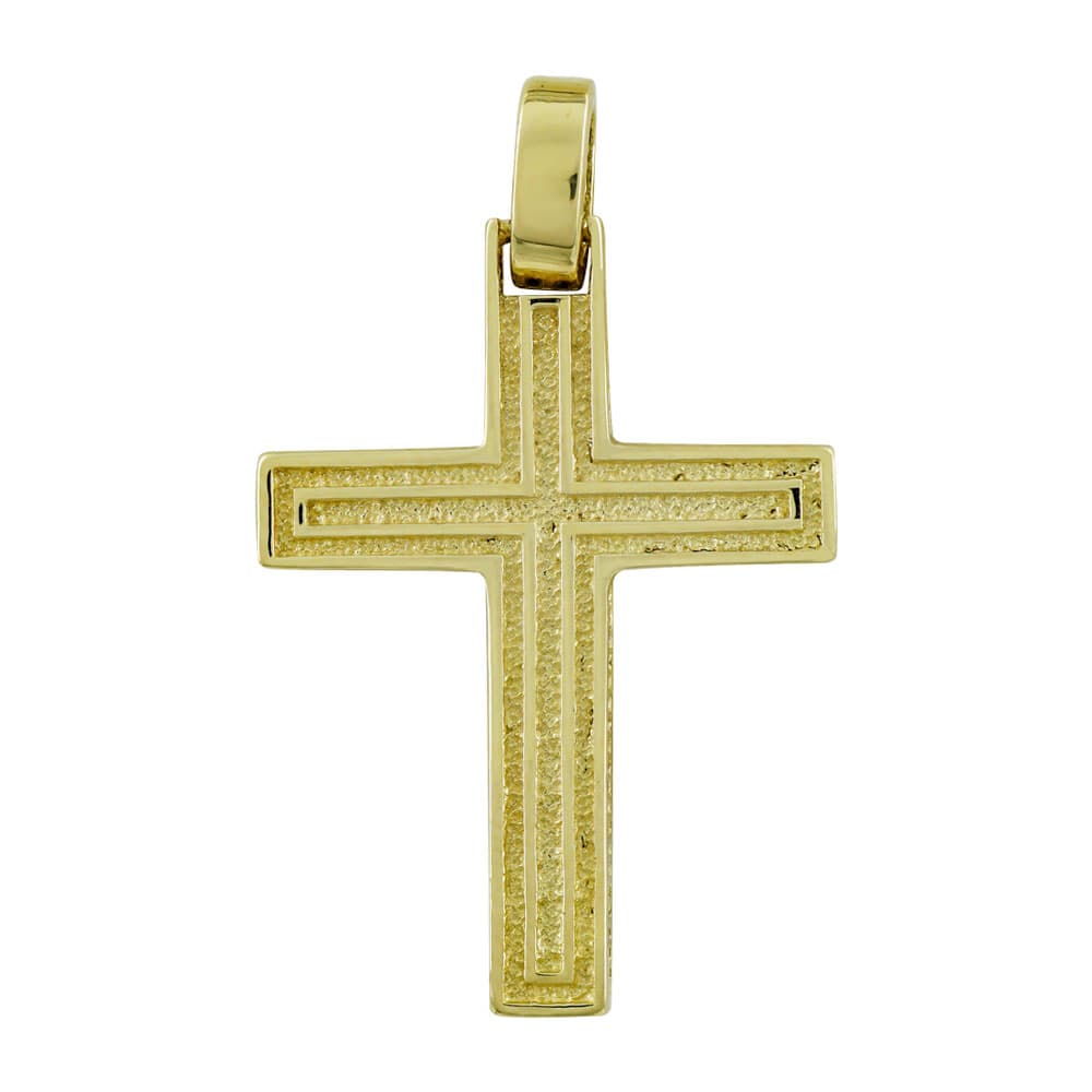 Boys' Baptism Crosses Gofas Gold