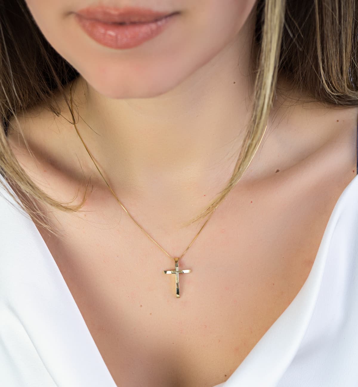 Boys' Baptism Crosses Gofas Gold