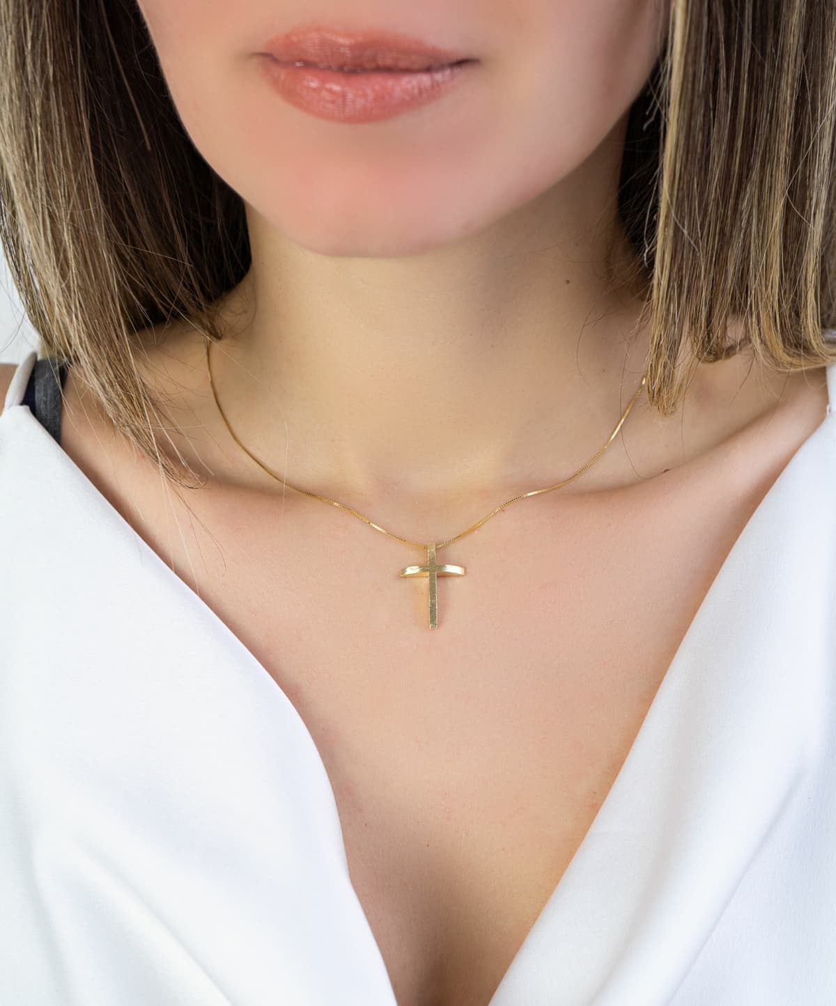 Boys' Baptism Crosses Gofas Gold