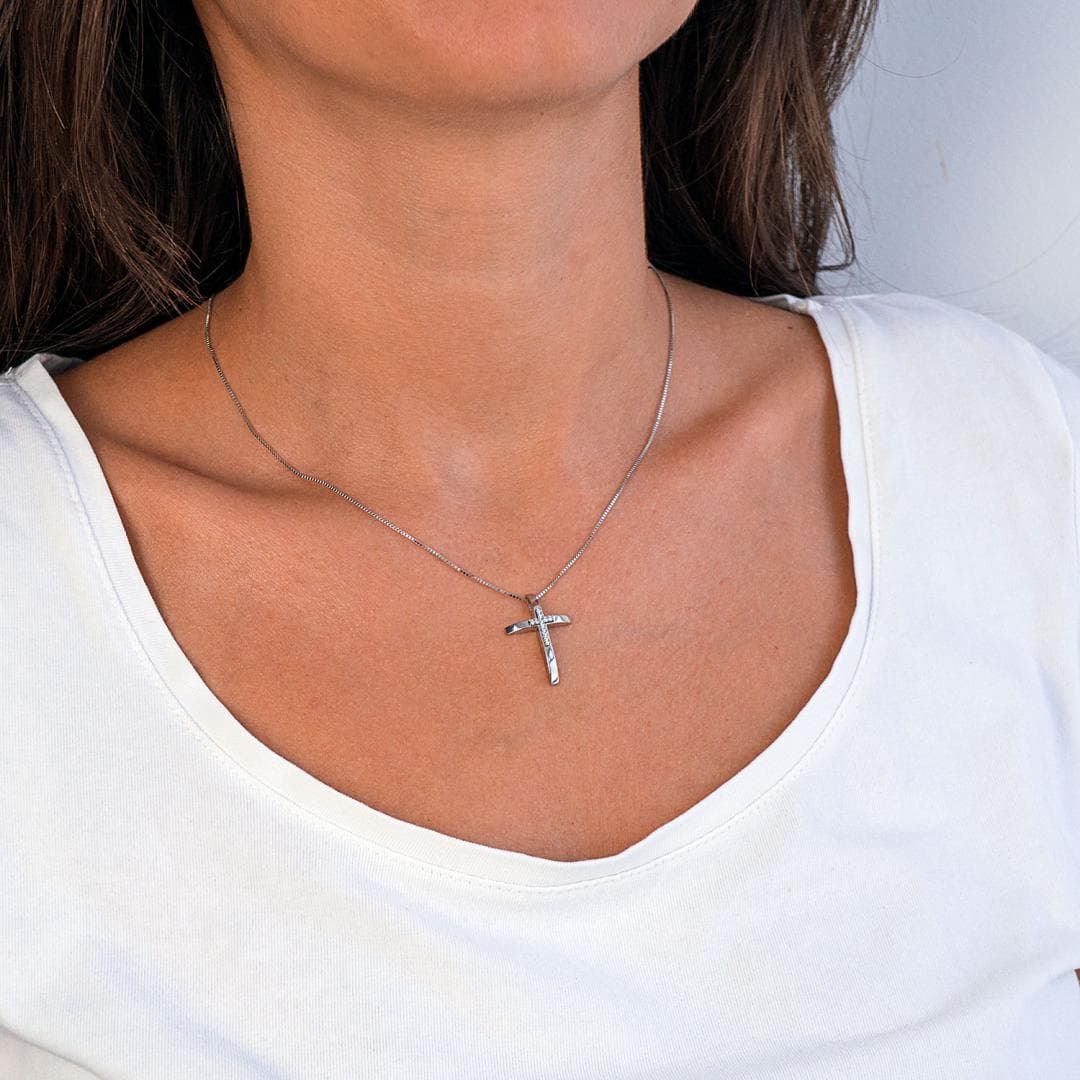 Girls' Baptism Crosses Gofas Silver