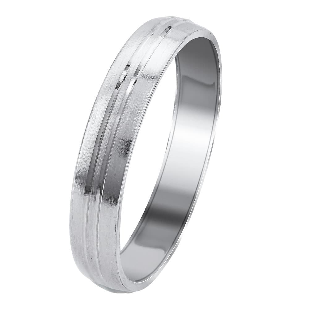 Women's Wedding Bands Gofas Silver