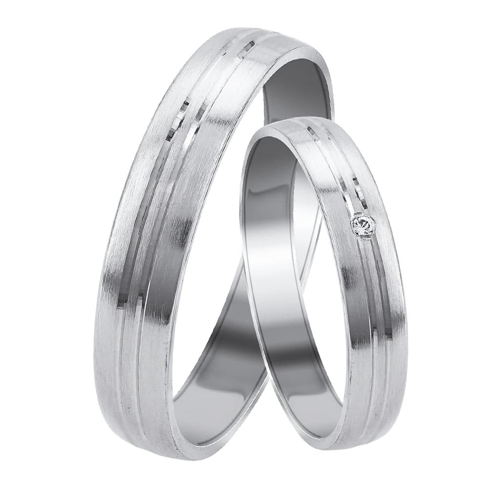 Women's Wedding Bands Gofas Silver
