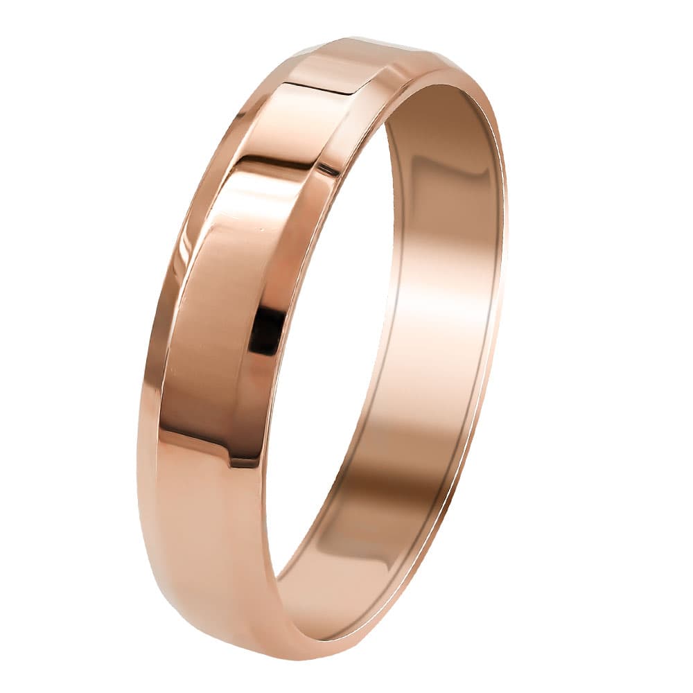 Women's Wedding Bands Gofas Rose Gold