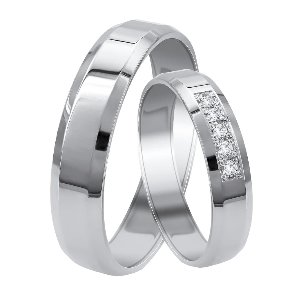 Women's Wedding Bands Gofas Silver