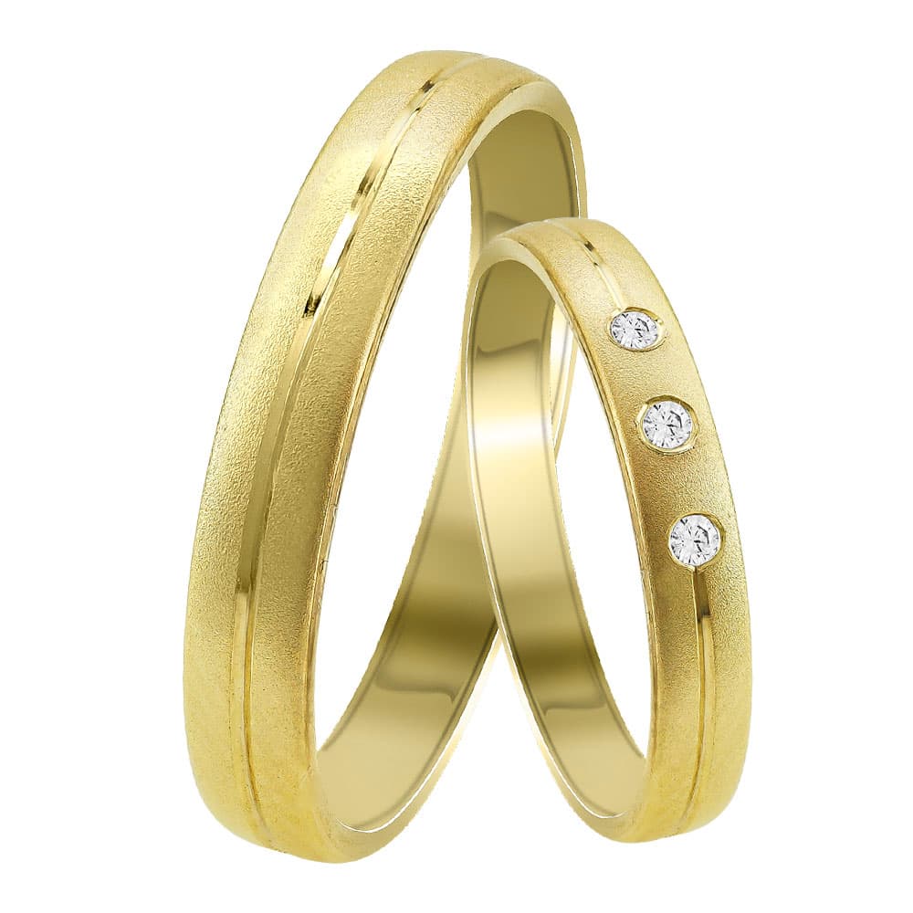 Women's Wedding Bands Gofas Gold