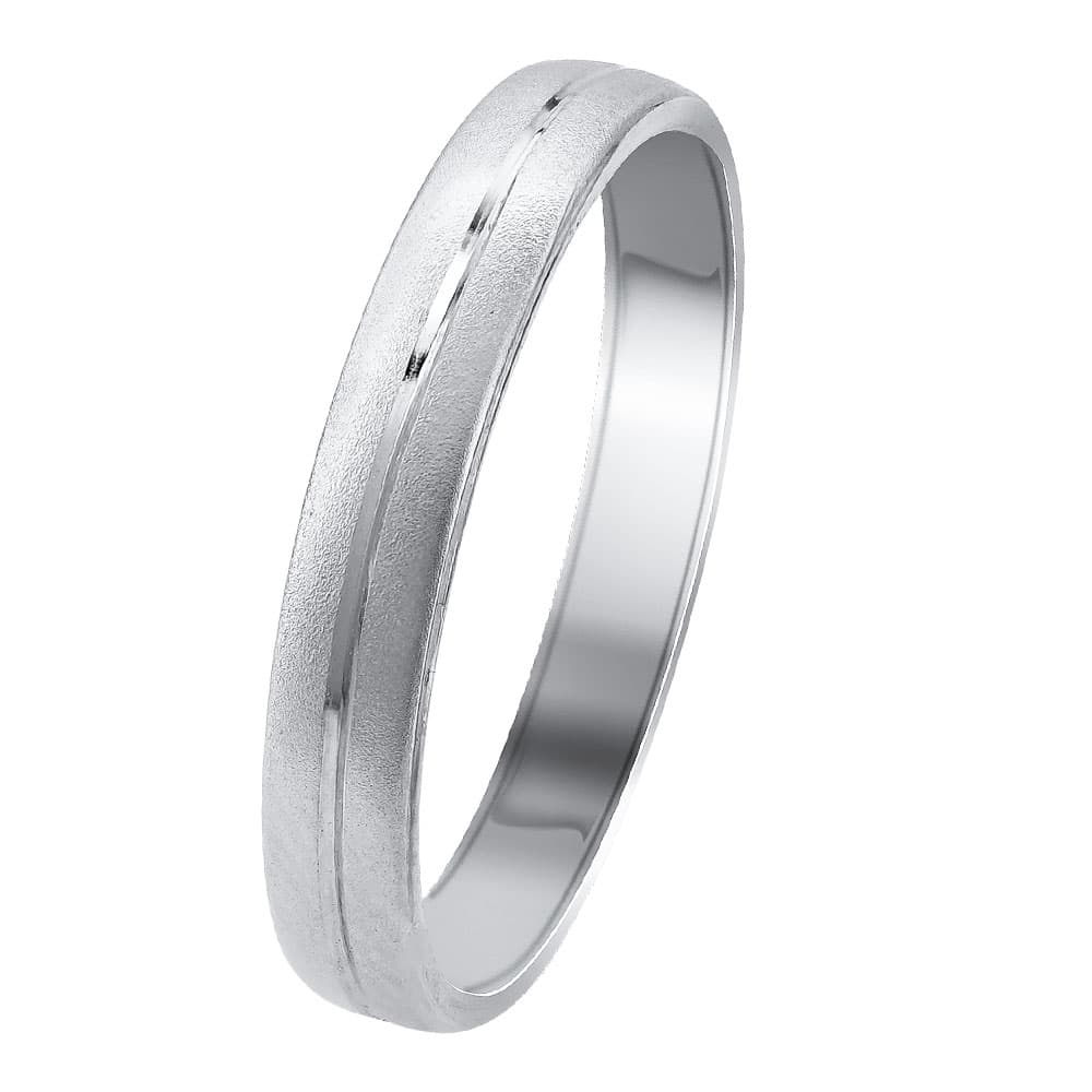 Women's Wedding Bands Gofas Silver