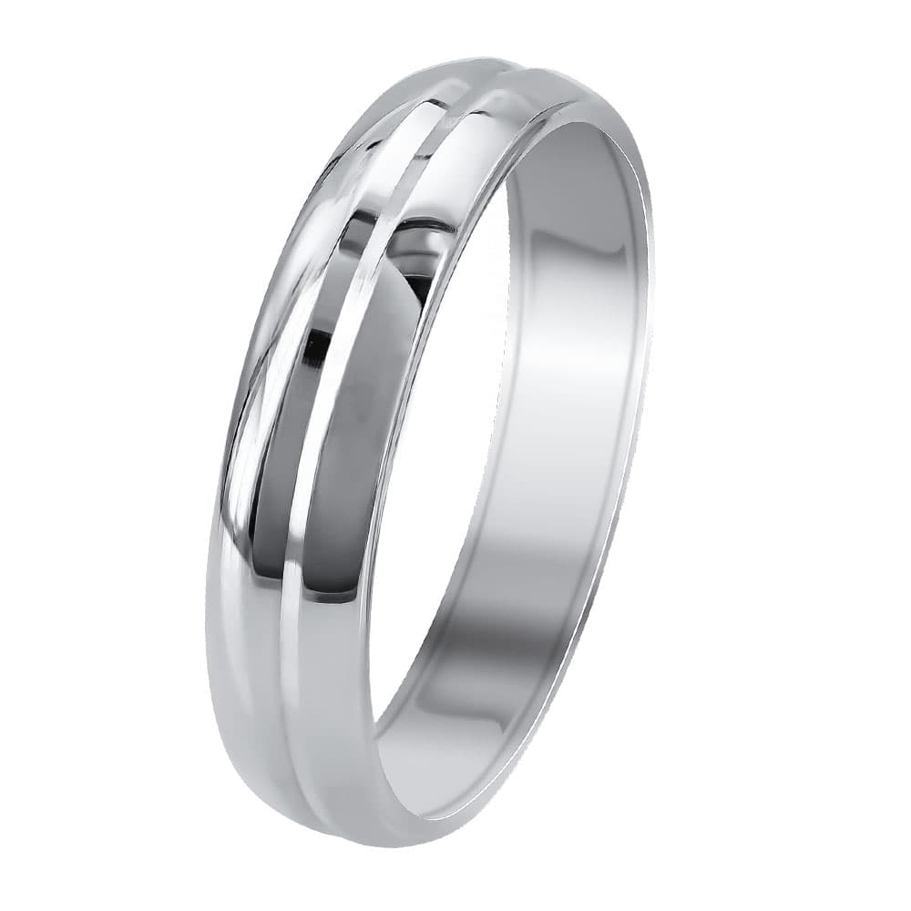 Women's Wedding Bands Gofas Silver