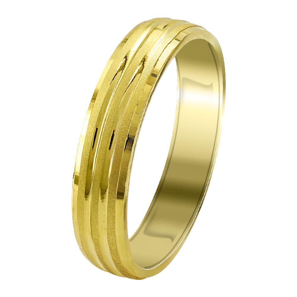 Women's Wedding Bands Gofas Gold