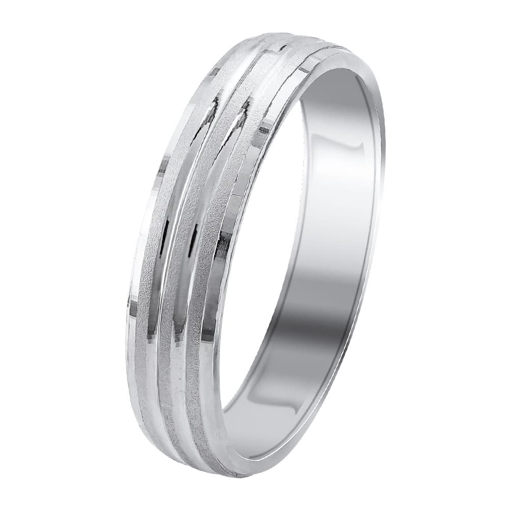 Women's Wedding Bands Gofas Silver