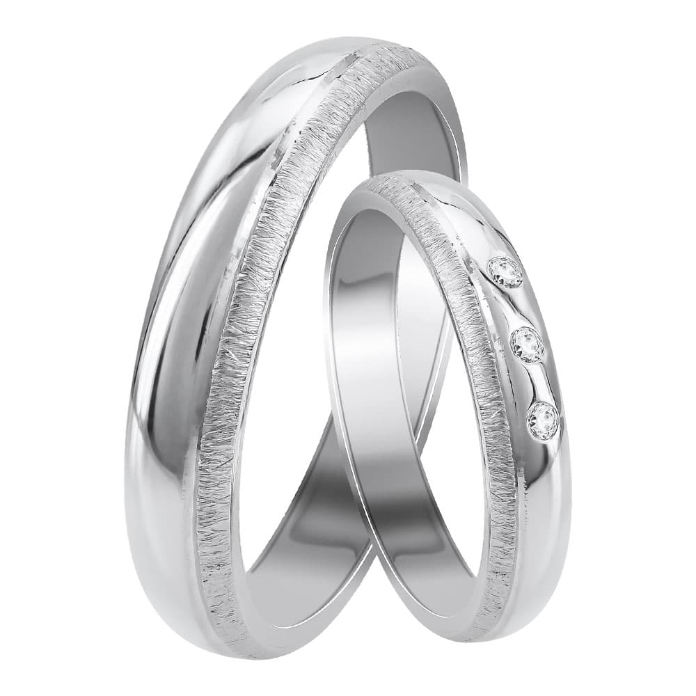 Women's Wedding Bands Gofas Silver