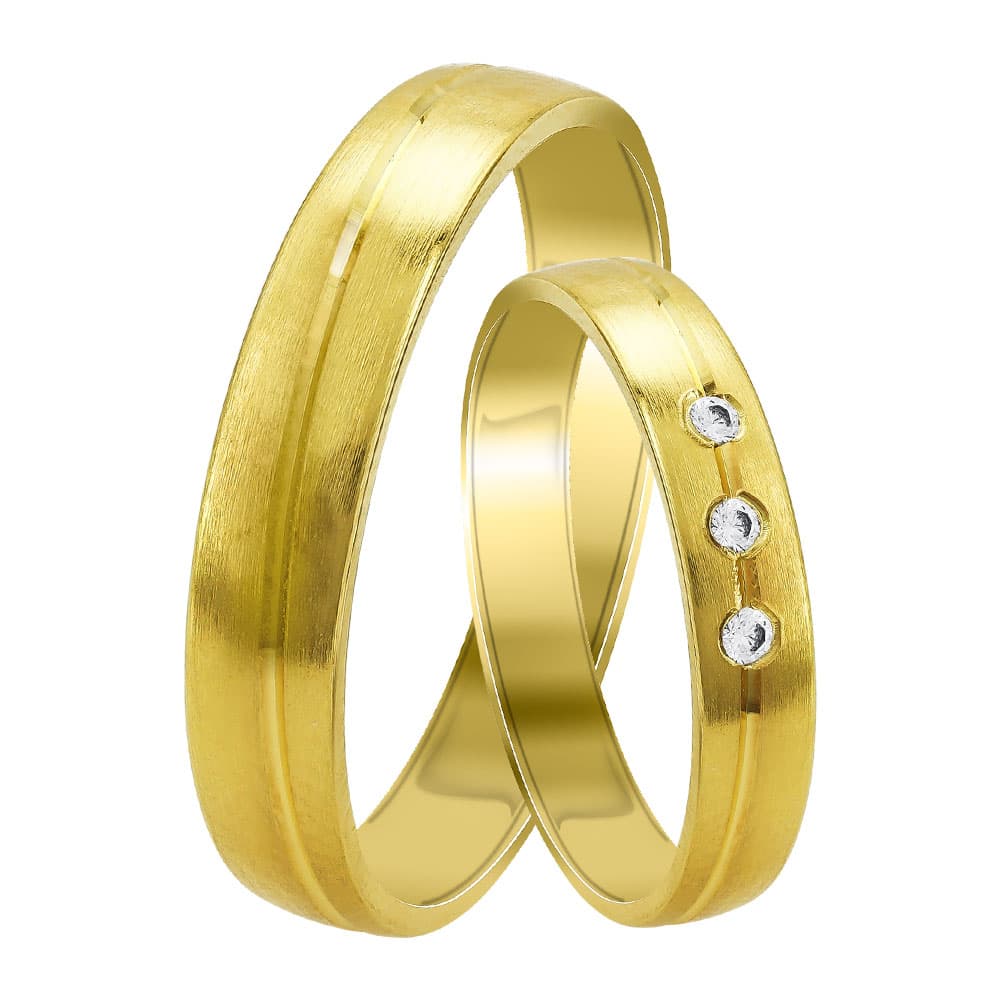 Women's Wedding Bands Gofas Gold