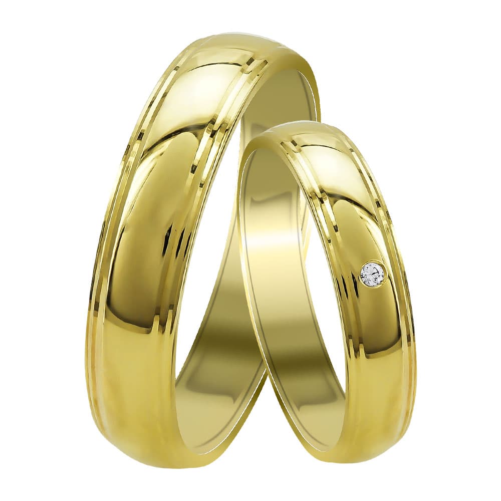 Women's Wedding Bands Gofas Gold