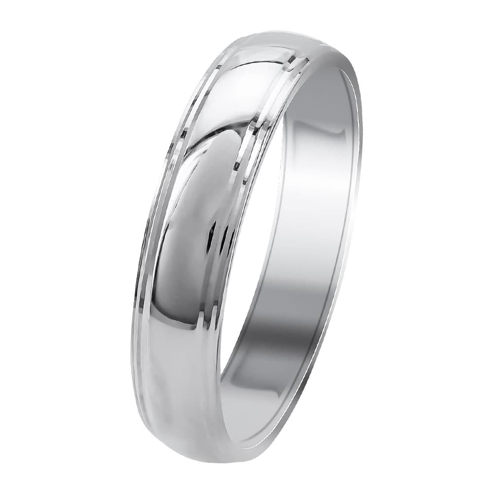 Women's Wedding Bands Gofas Silver