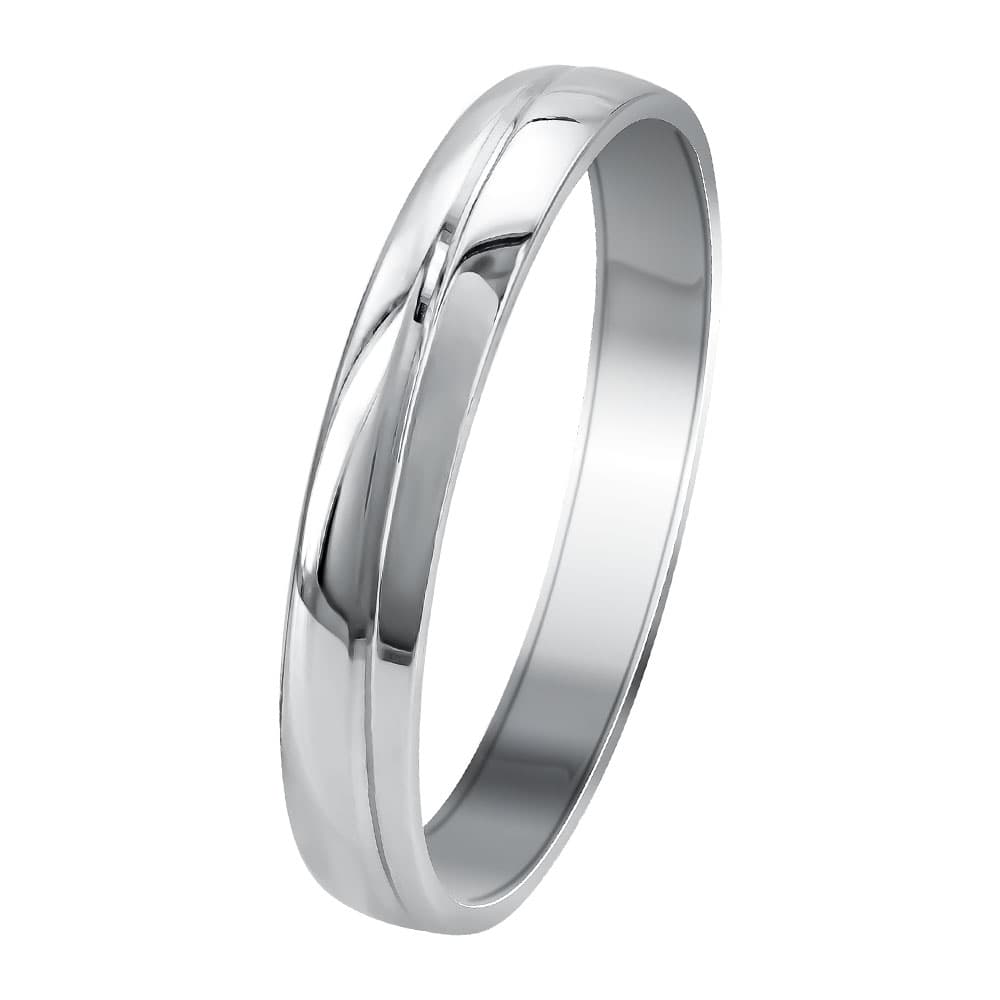 Women's Wedding Bands Gofas Silver