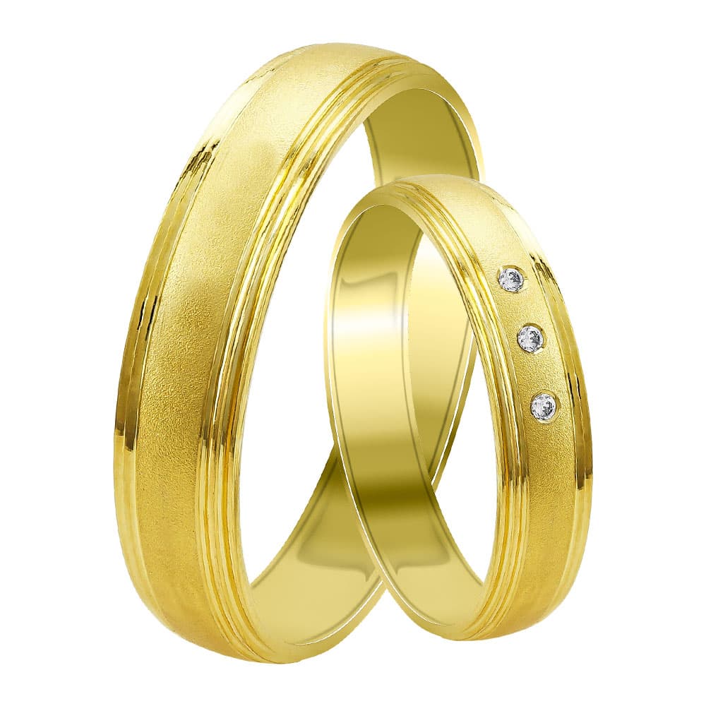 Women's Wedding Bands Gofas Gold