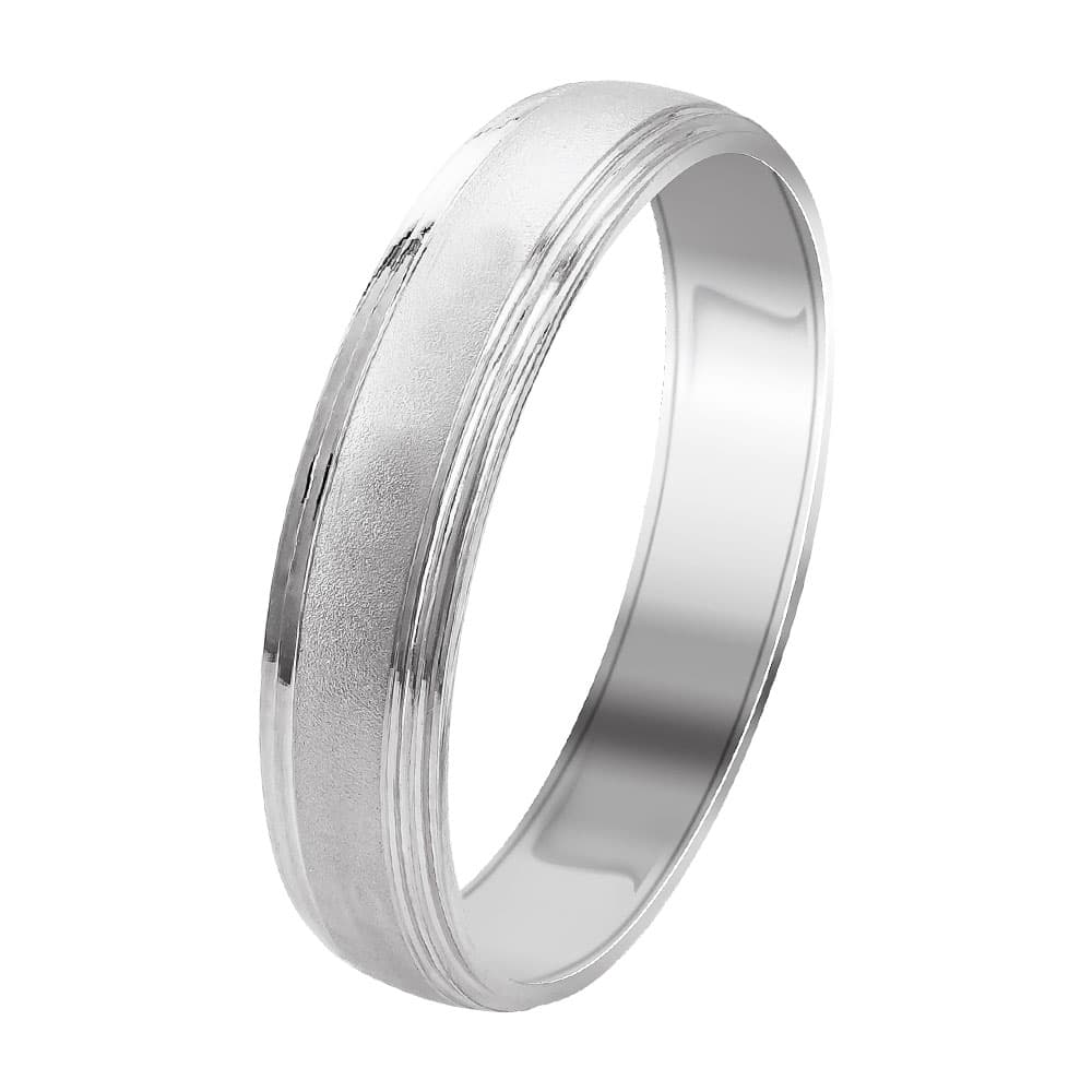 Women's Wedding Bands Gofas Silver