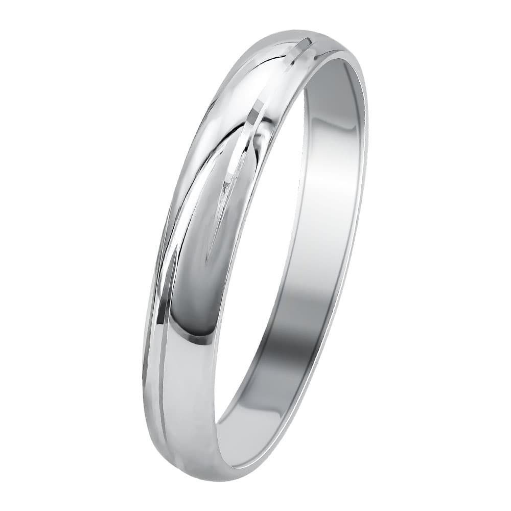 Women's Wedding Bands Gofas Silver