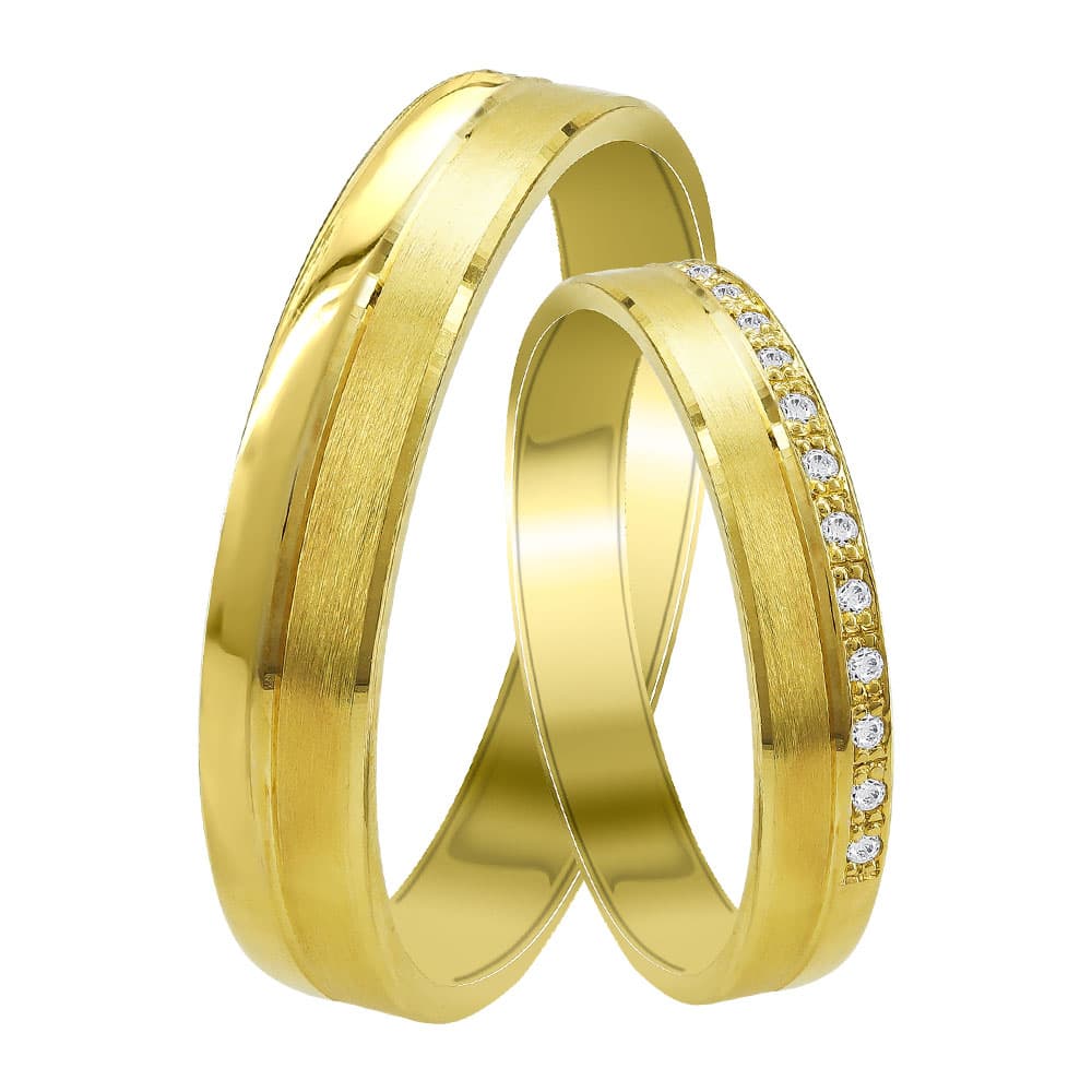 Women's Wedding Bands Gofas Gold