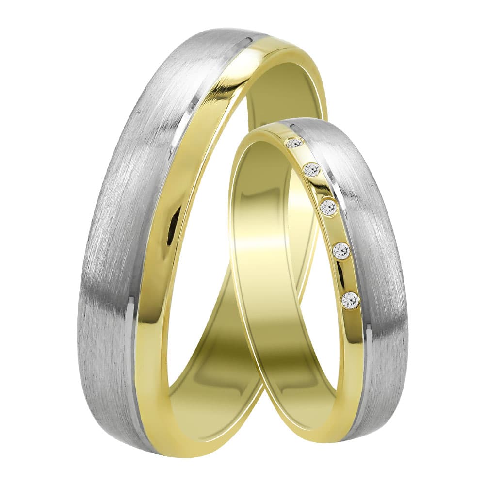 Women's Wedding Bands Gofas Gold