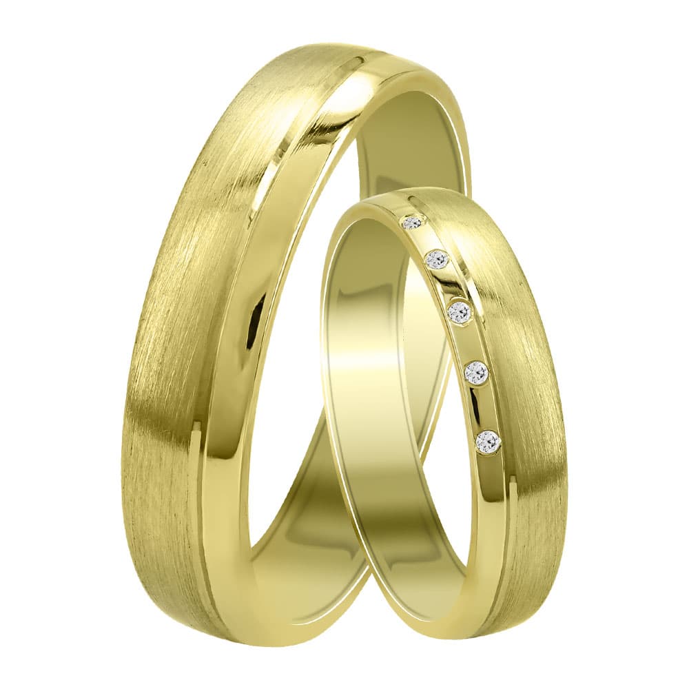 Women's Wedding Bands Gofas Gold