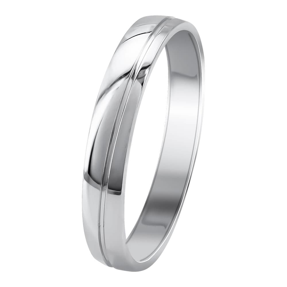 Women's Wedding Bands Gofas Silver