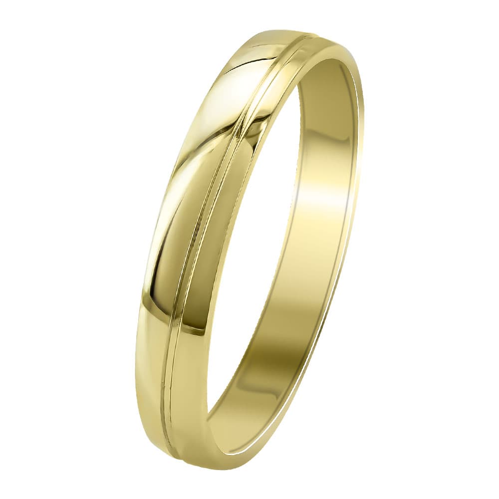 Women's Wedding Bands Gofas Gold