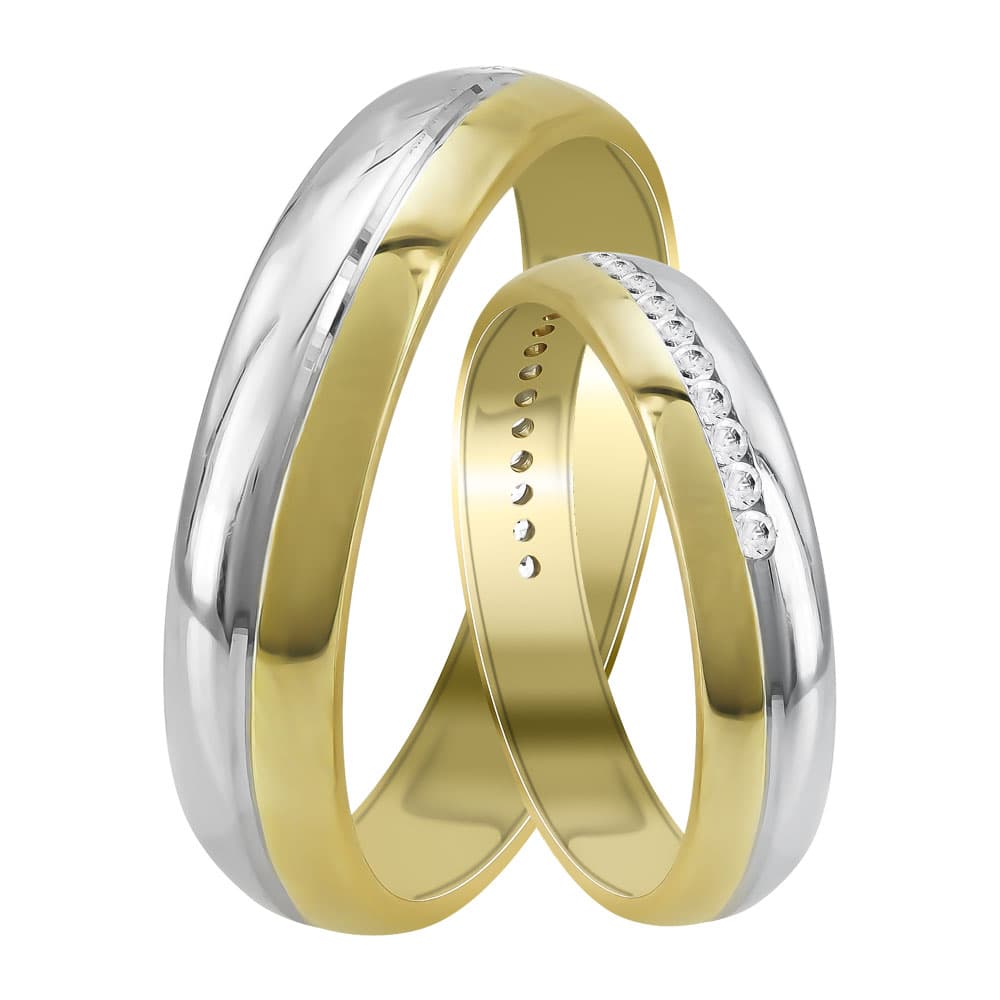 Women's Wedding Bands Gofas Gold